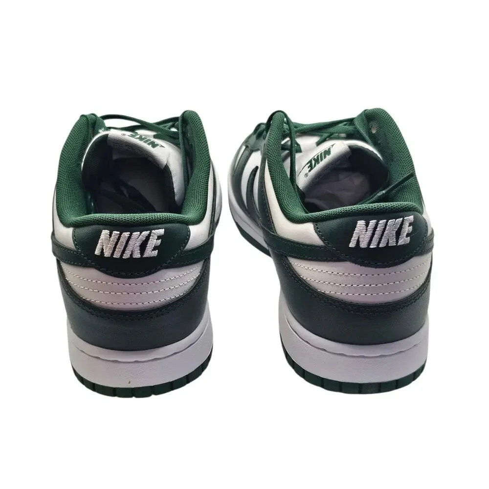 Nike Dunk Low Retro Michigan State White/Team Green Men's Size 11 NWT